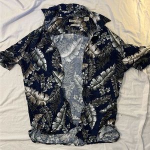 Hawaiian Shirt | Blue, Medium, Back Bay
